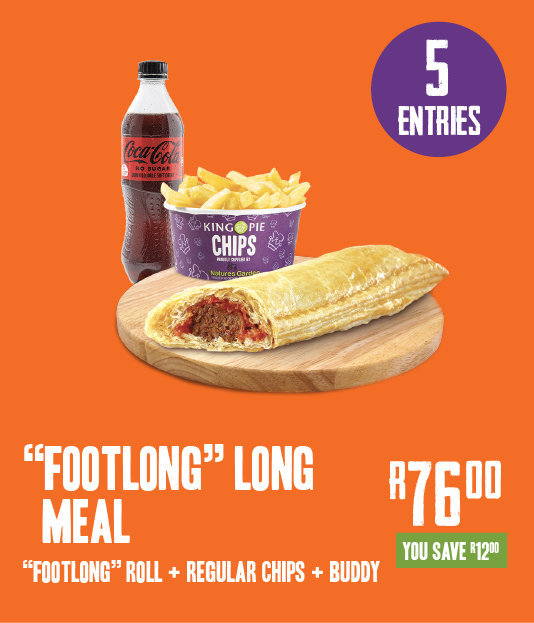Footlong Meal 30th birthday celebration King Pie