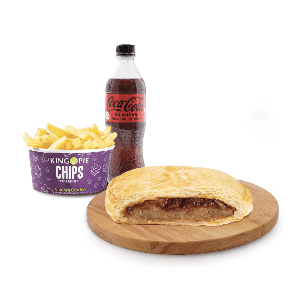 King Pie Burger Meal